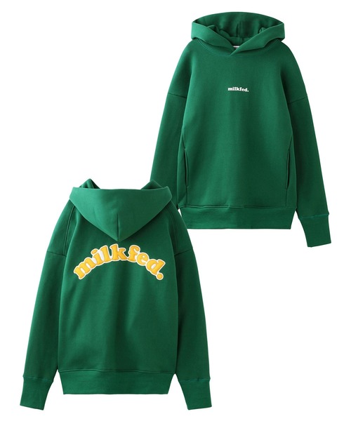 MILKFED.(ミルクフェド)の「COPPER LOGO PATCH SWEAT HOODIE(パーカー・レディース・ブラック/ブラウン/レッド/グリーン/アッシュ・ONE SIZE)」の17枚目の写真