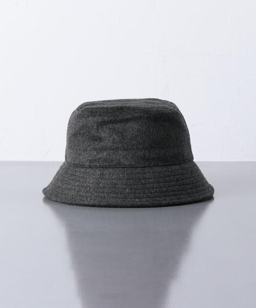 UNITED ARROWS(ユナイテッドアローズ)の「<UNITED ARROWS>FLANNEL バケットハット(ハット・レディース・ダークグレー・FREE)」の3枚目の写真