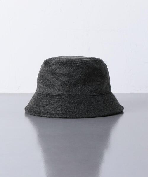 UNITED ARROWS(ユナイテッドアローズ)の「<UNITED ARROWS>FLANNEL バケットハット(ハット・レディース・ダークグレー・FREE)」の4枚目の写真