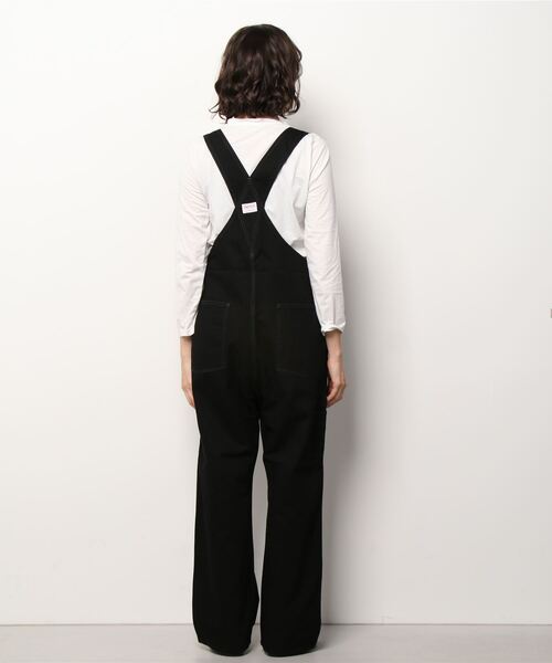 SMITH'S(スミス)の「SMITH’S /スミス チャーリーオーバーオール CHARLIE OVERALL(サロペット/オーバーオール・レディース・ナチュラル/ブラック・S)」の4枚目の写真