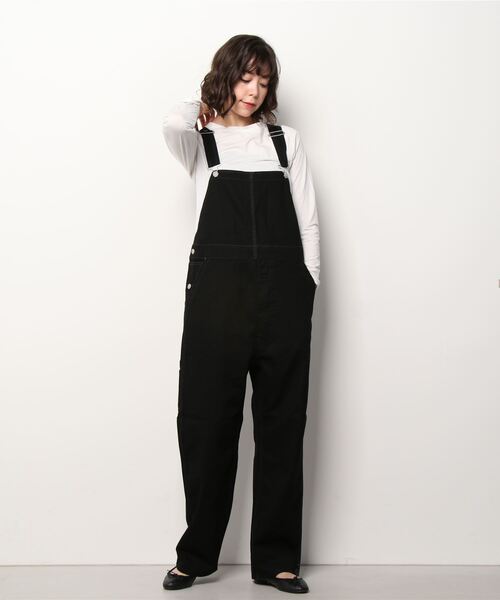 SMITH'S(スミス)の「SMITH’S /スミス チャーリーオーバーオール CHARLIE OVERALL(サロペット/オーバーオール・レディース・ナチュラル/ブラック・S)」の16枚目の写真