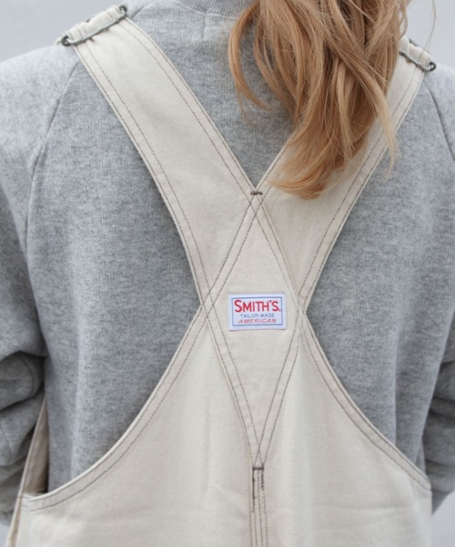 SMITH'S(スミス)の「SMITH’S /スミス チャーリーオーバーオール CHARLIE OVERALL(サロペット/オーバーオール・レディース・ナチュラル/ブラック・S)」の21枚目の写真