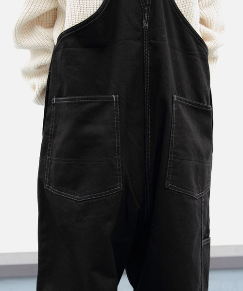 SMITH'S(スミス)の「SMITH’S /スミス チャーリーオーバーオール CHARLIE OVERALL(サロペット/オーバーオール・レディース・ナチュラル/ブラック・S)」の10枚目の写真