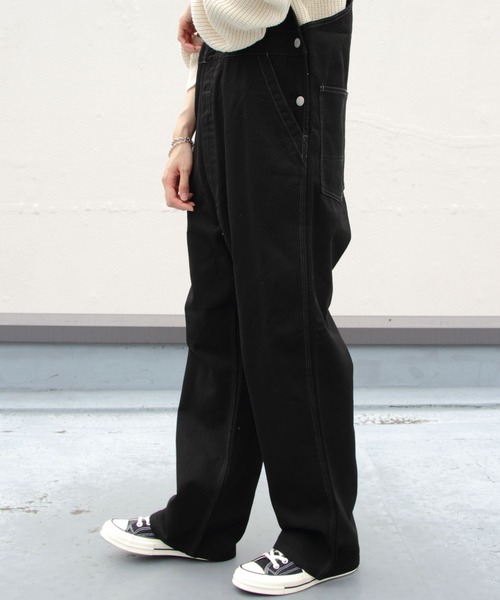 SMITH'S(スミス)の「SMITH’S /スミス チャーリーオーバーオール CHARLIE OVERALL(サロペット/オーバーオール・レディース・ナチュラル/ブラック・S)」の11枚目の写真