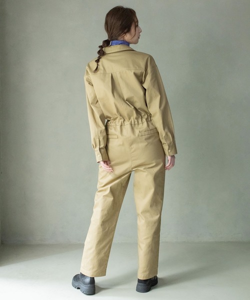 MARECHAL TERRE（マルシャルテル）の「オールインワン（つなぎ/オールインワン・レディース・チャコールグレー/ブラック/ベージュ・MEDIUM）」の7枚目の写真