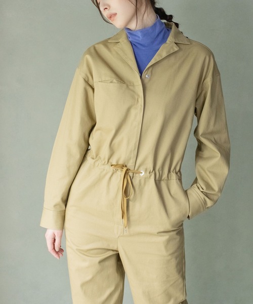 MARECHAL TERRE（マルシャルテル）の「オールインワン（つなぎ/オールインワン・レディース・チャコールグレー/ブラック/ベージュ・MEDIUM）」の15枚目の写真