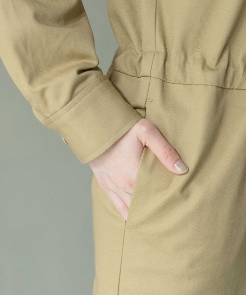 MARECHAL TERRE（マルシャルテル）の「オールインワン（つなぎ/オールインワン・レディース・チャコールグレー/ブラック/ベージュ・MEDIUM）」の18枚目の写真