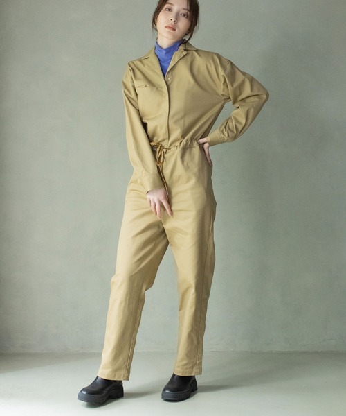 MARECHAL TERRE（マルシャルテル）の「オールインワン（つなぎ/オールインワン・レディース・チャコールグレー/ブラック/ベージュ・MEDIUM）」の8枚目の写真