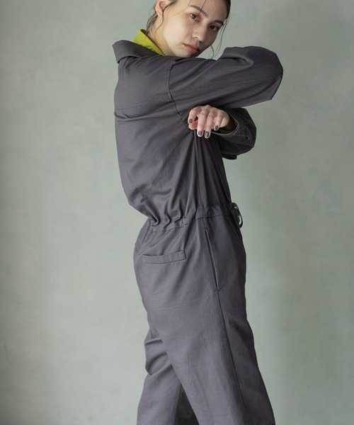 MARECHAL TERRE（マルシャルテル）の「オールインワン（つなぎ/オールインワン・レディース・チャコールグレー/ブラック/ベージュ・MEDIUM）」の11枚目の写真