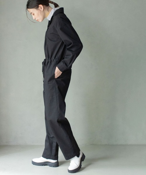 MARECHAL TERRE（マルシャルテル）の「オールインワン（つなぎ/オールインワン・レディース・チャコールグレー/ブラック/ベージュ・MEDIUM）」の22枚目の写真