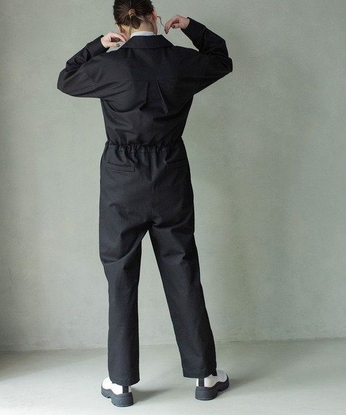 MARECHAL TERRE（マルシャルテル）の「オールインワン（つなぎ/オールインワン・レディース・チャコールグレー/ブラック/ベージュ・MEDIUM）」の9枚目の写真