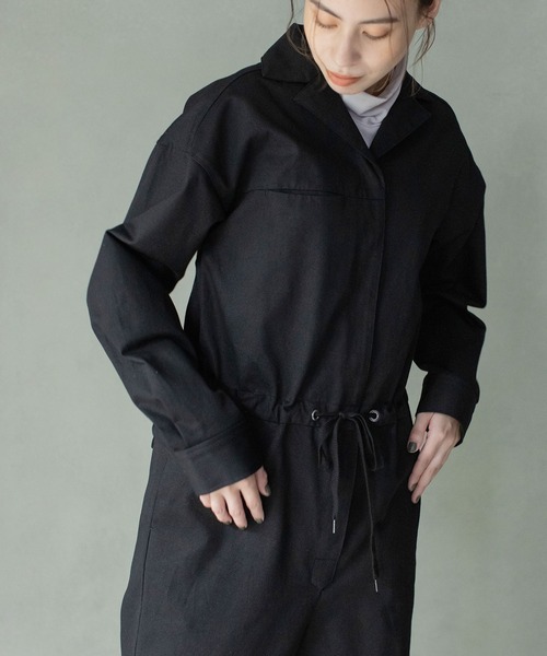 MARECHAL TERRE（マルシャルテル）の「オールインワン（つなぎ/オールインワン・レディース・チャコールグレー/ブラック/ベージュ・MEDIUM）」の6枚目の写真