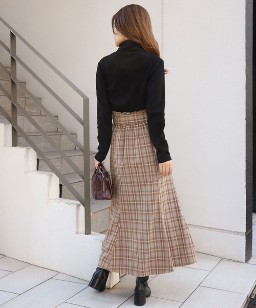 one after another NICE CLAUP(ワンアフターアナザーナイスクラップ)の「ハイウエストベルト付きマーメイドスカート(スカート・レディース・ブラック/ブラック系その他/ブラウン系その他/グリーン・SMALL/MEDIUM)」の19枚目の写真