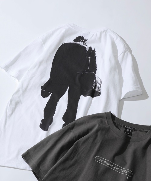 BIAS（バイアス）の「【BIAS】別注BACK VIEWビッグTシャツ（Tシャツ/カットソー・メンズ・ホワイト/ブラック/グレー・MEDIUM/SMALL）」の2枚目の写真