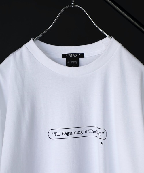 BIAS（バイアス）の「【BIAS】別注BACK VIEWビッグTシャツ（Tシャツ/カットソー・メンズ・ホワイト/ブラック/グレー・MEDIUM/SMALL）」の11枚目の写真