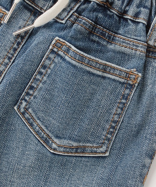 petit main（プティマイン）の「レースアップデニムストレッチパンツ（デニムパンツ・キッズ・ブルー/ネイビー・100cm/90cm/110cm/130cm/120cm/80ｃｍ）」の9枚目の写真