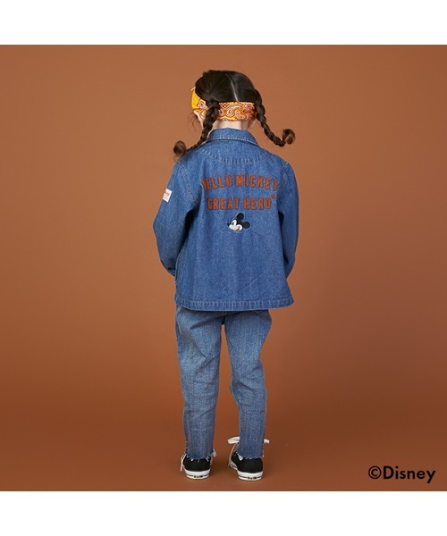 petit main（プティマイン）の「レースアップデニムストレッチパンツ（デニムパンツ・キッズ・ブルー/ネイビー・100cm/90cm/110cm/130cm/120cm/80ｃｍ）」の14枚目の写真