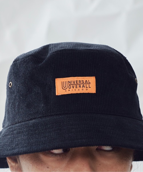 UNIVERSAL OVERALL(ユニバーサルオーバーオール)の「【UNIVERSAL OVERALL】コーデュロイバケットハット(キャップ・メンズ・チャコールグレー/ブラック/グレイッシュベージュ/ブラウン・FREE)」の16枚目の写真