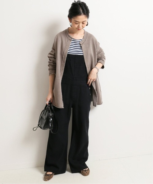 SLOBE IENA（スローブイエナ）の「LE DENIM オーバーオール 【洗濯機使用可能】◆（サロペット/オーバーオール・レディース・ブラック・38/36）」の15枚目の写真