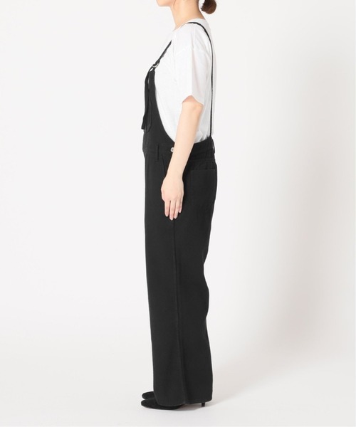 SLOBE IENA（スローブイエナ）の「LE DENIM オーバーオール 【洗濯機使用可能】◆（サロペット/オーバーオール・レディース・ブラック・38/36）」の4枚目の写真