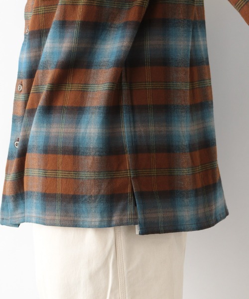 GLOBAL WORK(グローバルワーク)の「ソフトタッチフランネルシャツ/955263(シャツ/ブラウス・メンズ・グレー系その他/ブラウン系その他/グリーン系その他/ブルー系その他・SMALL/MEDIUM/LARGE/X-LARGE)」の15枚目の写真