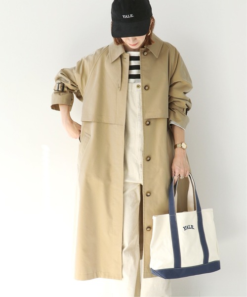 Simplicite(サンプリシテ)の「ステンカラーオーバーコート(その他アウター・レディース・ベージュ/カーキ・FREE)」の1枚目の写真