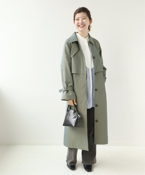 Simplicite(サンプリシテ)の「ステンカラーオーバーコート(その他アウター・レディース・ベージュ/カーキ・FREE)」の21枚目の写真