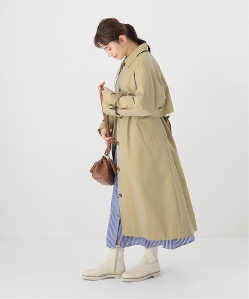 Simplicite(サンプリシテ)の「ステンカラーオーバーコート(その他アウター・レディース・ベージュ/カーキ・FREE)」の8枚目の写真