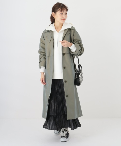 Simplicite(サンプリシテ)の「ステンカラーオーバーコート(その他アウター・レディース・ベージュ/カーキ・FREE)」の17枚目の写真