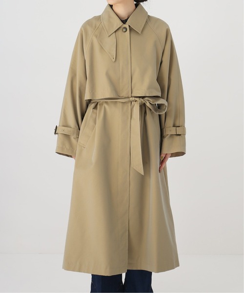 Simplicite(サンプリシテ)の「ステンカラーオーバーコート(その他アウター・レディース・ベージュ/カーキ・FREE)」の4枚目の写真