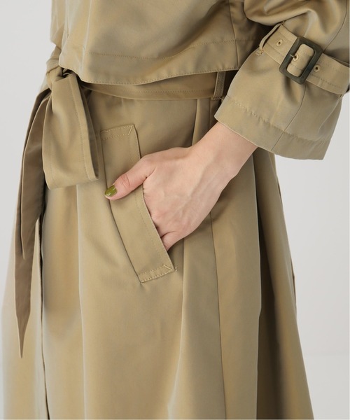 Simplicite(サンプリシテ)の「ステンカラーオーバーコート(その他アウター・レディース・ベージュ/カーキ・FREE)」の14枚目の写真