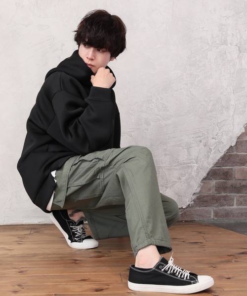 Beno(ビーノ)の「綾織 コットンツイル 6ポケット ワイド カーゴパンツ(カーゴパンツ・メンズ・ブラック/オフホワイト/ベージュ/カーキ/ネイビー・M/S/L)」の22枚目の写真