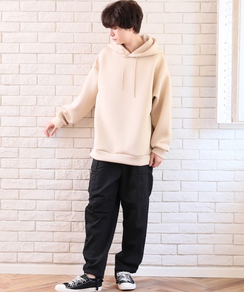 Beno(ビーノ)の「綾織 コットンツイル 6ポケット ワイド カーゴパンツ(カーゴパンツ・メンズ・ブラック/オフホワイト/ベージュ/カーキ/ネイビー・M/S/L)」の10枚目の写真