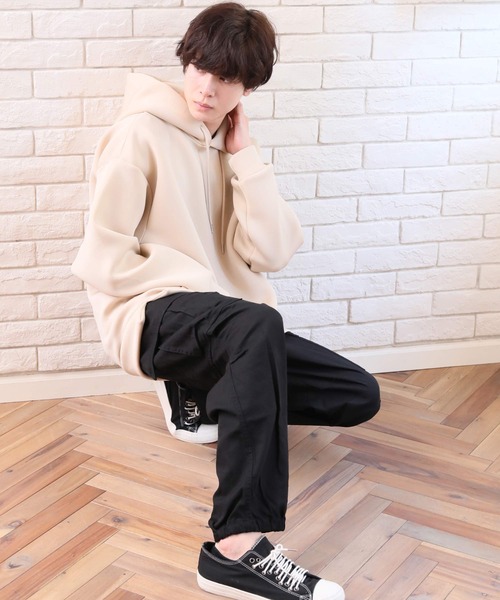 Beno(ビーノ)の「綾織 コットンツイル 6ポケット ワイド カーゴパンツ(カーゴパンツ・メンズ・ブラック/オフホワイト/ベージュ/カーキ/ネイビー・M/S/L)」の11枚目の写真