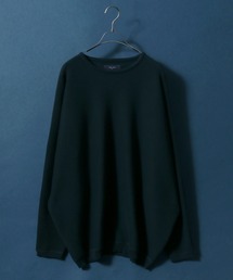 ANPAS | Milan Rib Drape Dolman Sleeve Knit Pullover/ミラノリブ　ドレープ ドルマンスリーブ　ニットプルオーバー(ニット/セーター)