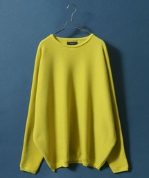 ANPAS | Milan Rib Drape Dolman Sleeve Knit Pullover/ミラノリブ ドレープ ドルマンスリーブ オーバーサイズニットプルオーバー(ニット/セーター)