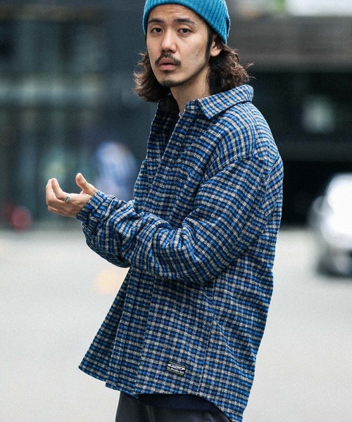 Quiksilver（クイックシルバー）の「QUIKSILVER　INTREPIDE EXPLORER SHIRT（シャツ/ブラウス・メンズ・ブルー系その他/パープル系その他・MEDIUM/LARGE）」の2枚目の写真