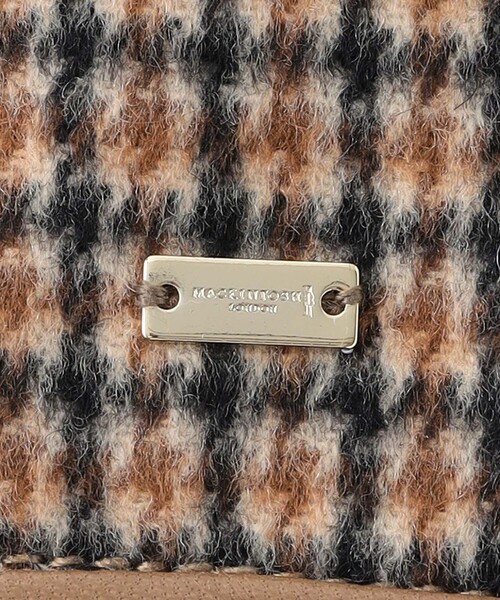 MACKINTOSH LONDON（マッキントッシュ ロンドン）の「チェック×レザーコンビグローブ（手袋・レディース・ベージュ/ブラック・FREE）」の10枚目の写真