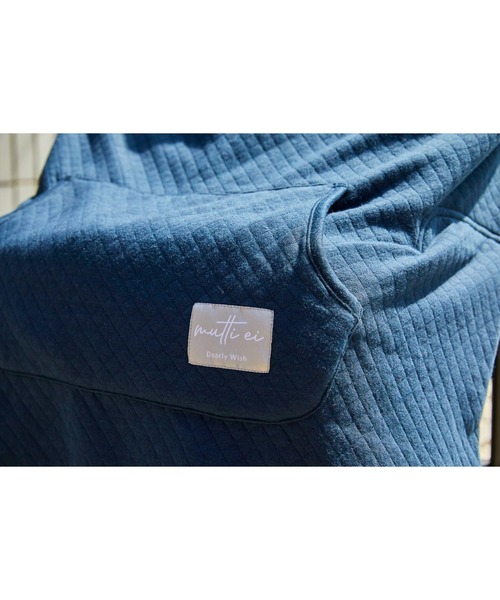 Rosemadame（ローズマダム）の「風を通しにくいブランケットケープ  ベビーケープ 防寒ケープ 抱っこひもケープ フットカバー付きベビーカー装着（おくるみ・レディース・ネイビー/グレー・フリー）」の19枚目の写真