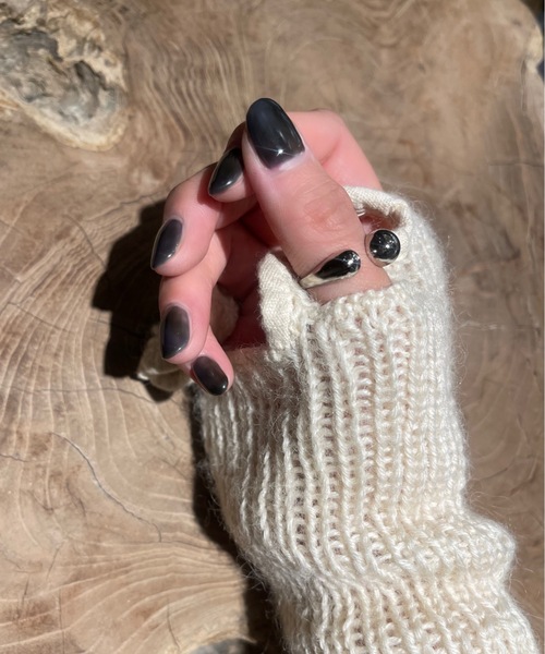 Solace(ソレイス)の「ボールクビレリング(リング・レディース・シルバー/ゴールド・FREE)」の1枚目の写真