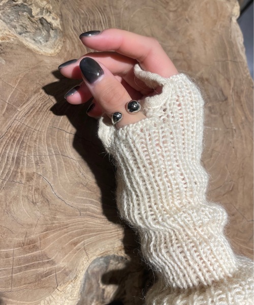 Solace(ソレイス)の「ボールクビレリング(リング・レディース・シルバー/ゴールド・FREE)」の4枚目の写真