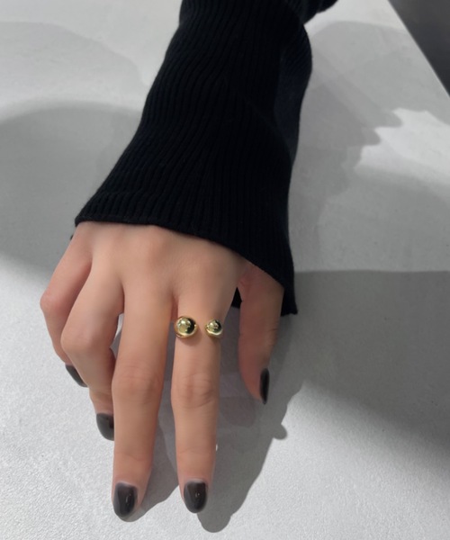 Solace(ソレイス)の「ボールクビレリング(リング・レディース・シルバー/ゴールド・FREE)」の6枚目の写真