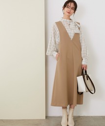 ROPE' | ストレッチトロジャンパースカート(ジャンパースカート)