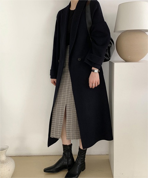 安心 Leja ウェストベルトオーバーサイズロングコート ダッフルコート Leja レジャ のファッション まとめ買いセット Arenatheatre Net