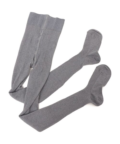 SHIPS（シップス）の「FALKE:リブタイツ（タイツ/ストッキング・レディース・ライトグレー/ブラック/グレー・ONE SIZE）」の6枚目の写真