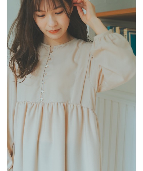 ehka sopo(エヘカソポ)の「【たかあしあかりコラボ】ワンピース(ワンピース・レディース・ブラウン/ベージュ・フリ-)」の21枚目の写真