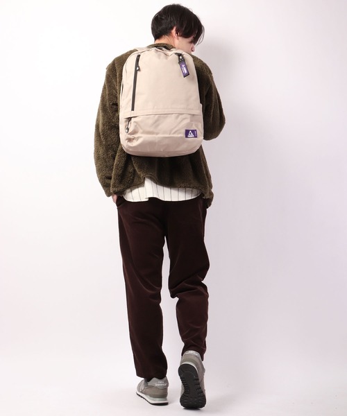 GERRY（ジェリー）の「GERRY はっ水加工 サスティナブル リプリーブ リュックサック デイバッグ  男女兼用（バックパック/リュック・メンズ・ブラック/ベージュ/カーキ/マルチ・FREE）」の22枚目の写真