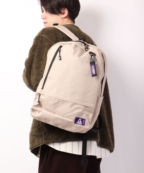 GERRY（ジェリー）の「GERRY はっ水加工 サスティナブル リプリーブ リュックサック デイバッグ  男女兼用（バックパック/リュック・メンズ・ブラック/ベージュ/カーキ/マルチ・FREE）」の20枚目の写真