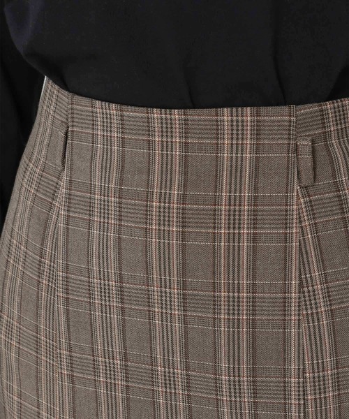 mysty woman（ミスティウーマン）の「タータンチェックマーメイドスカート 264102（スカート・レディース・ベージュ/ブラウン/グレー・FREE）」の17枚目の写真