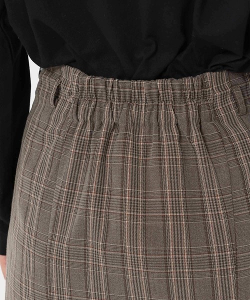 mysty woman（ミスティウーマン）の「タータンチェックマーメイドスカート 264102（スカート・レディース・ベージュ/ブラウン/グレー・FREE）」の16枚目の写真